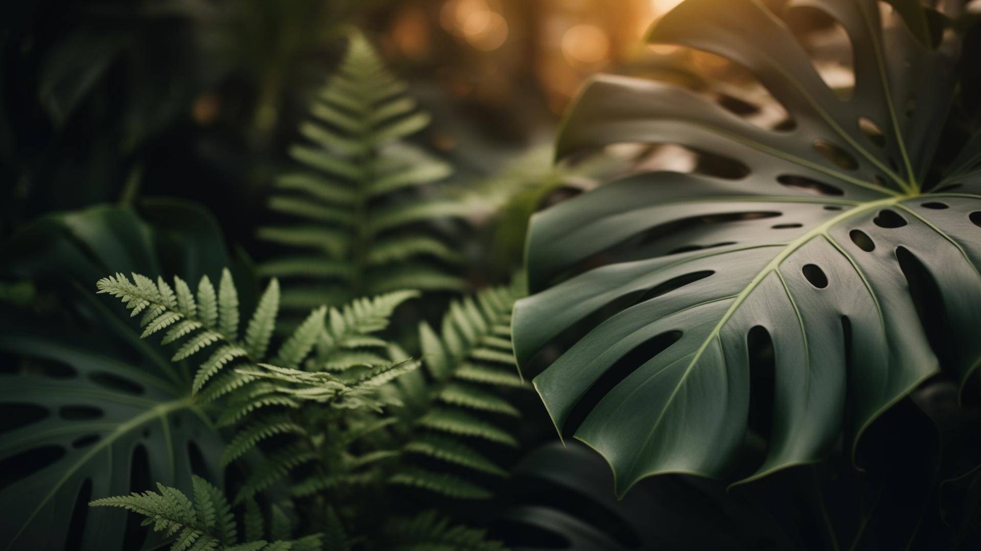 Folhagem tropical